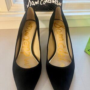 Sam Edelman - classic Jordyn Black Suede pumps, 8.5M